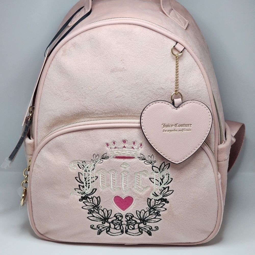 Juicy Couture Heritage Velour Backpack